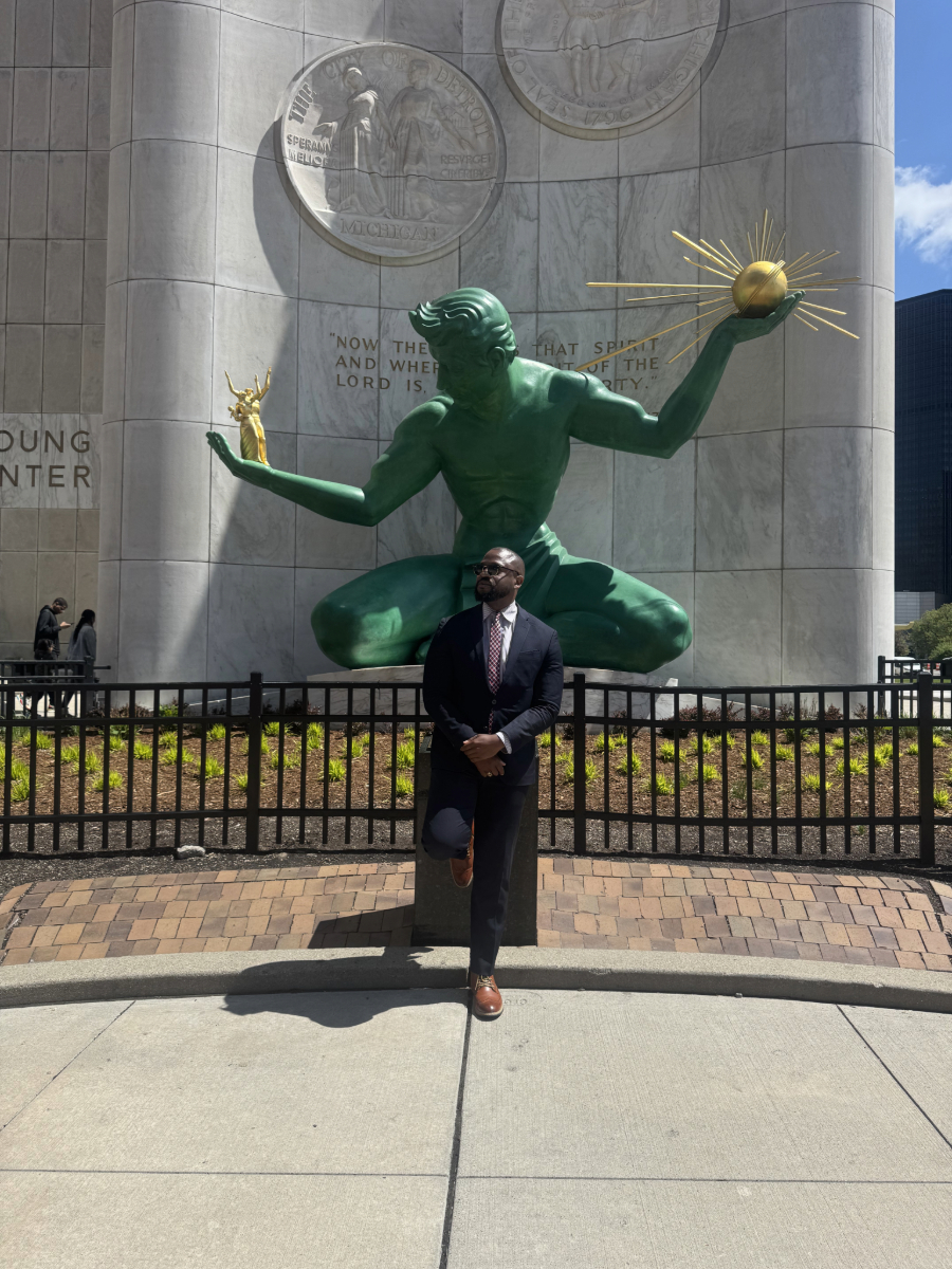Michael Okechukwu, Esq. at the Spirit of Detroit